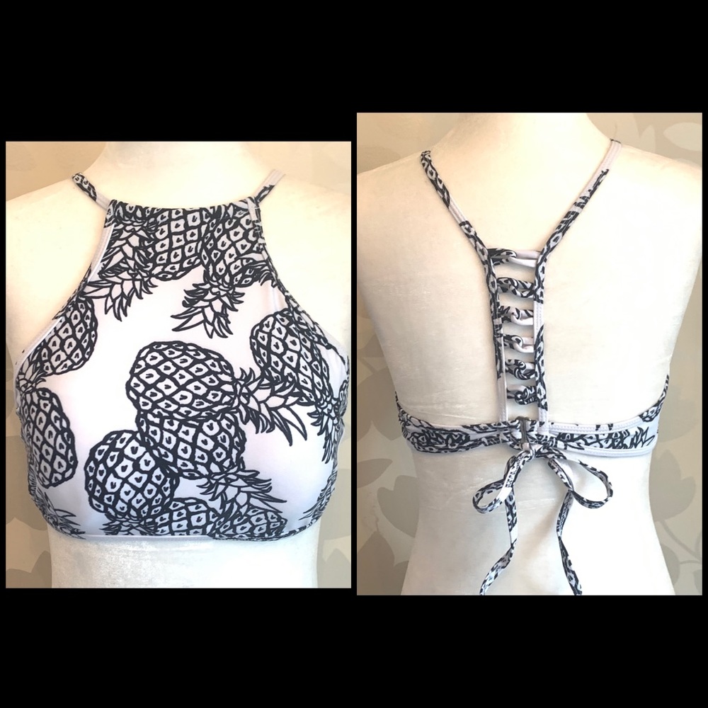 LA Hearts |  Pineapple Bikini Top